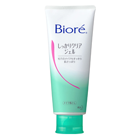 Cleansing gel “Biore”for removing make-up